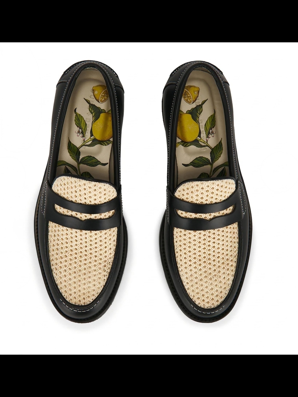 DUKE + DEXTER Wilde Rattan Penny Loafer